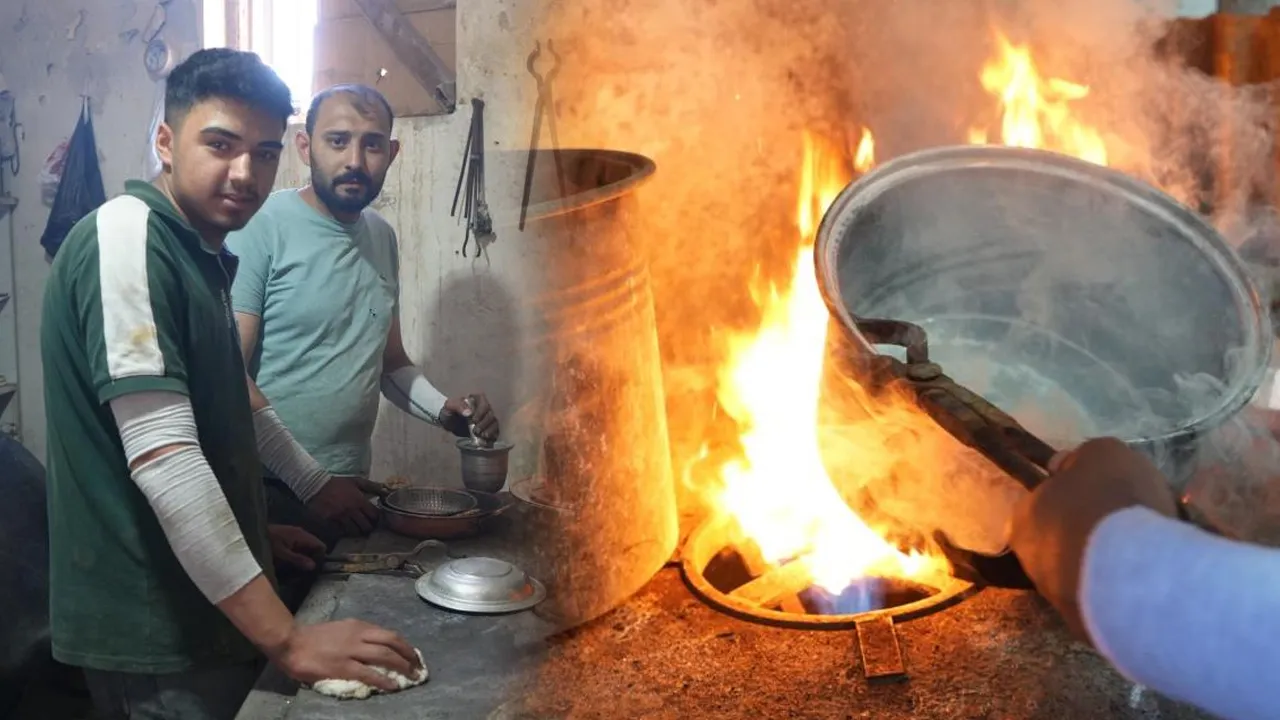 12 saat mesai yapıyorlar! Ekmek parası uğruna 100 derece sıcaklıkta çalışıyorlar 