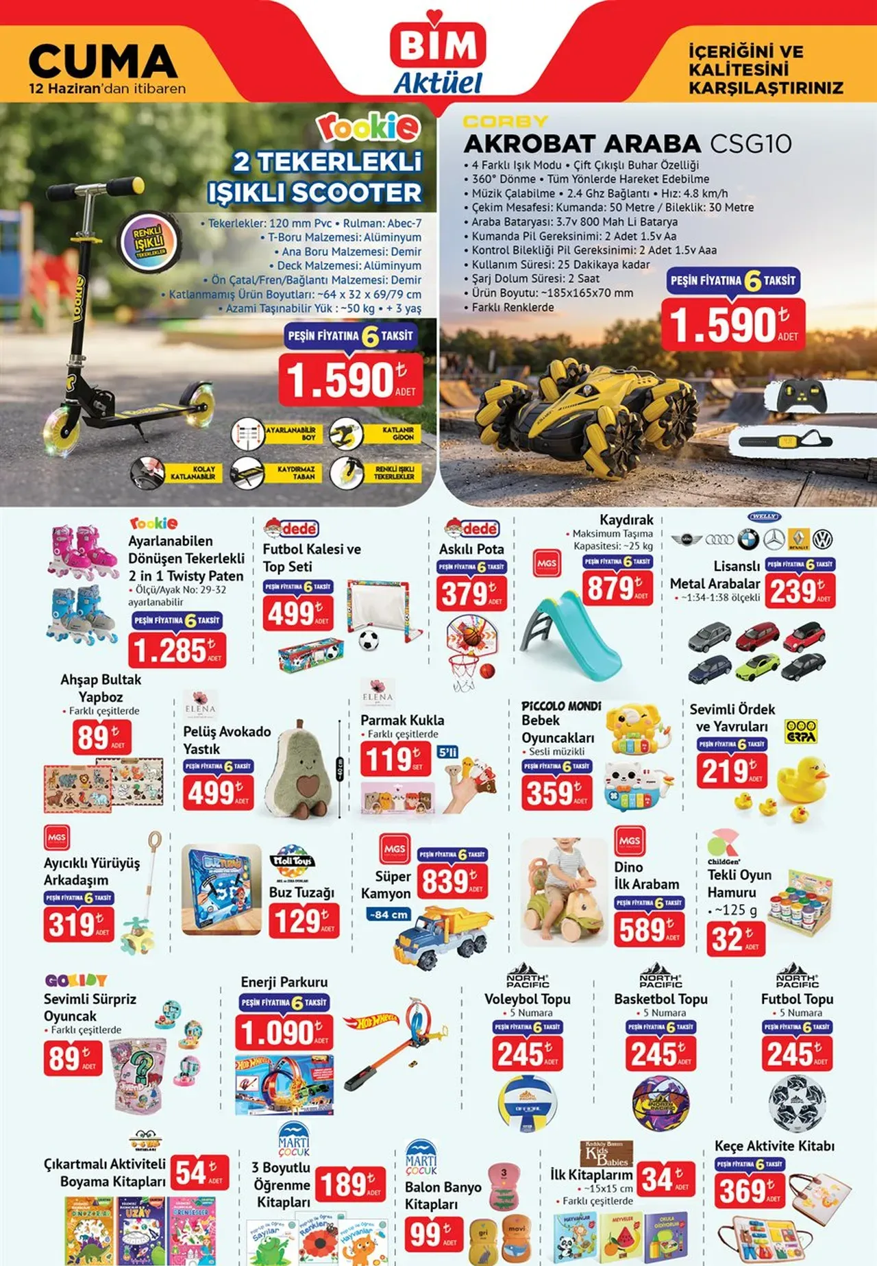 BİM aktüel ürünler kataloğu 9-10-12 Haziran listesi! BİMe bu hafta neler gelecek?