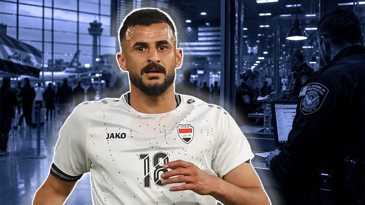 Iraklı golcüye ABD engeli: 7 saatlik sorgu