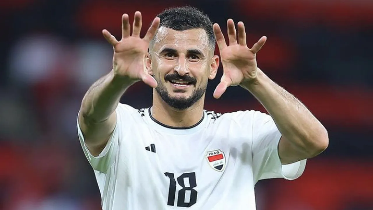 Irak Milli Takımı'nın yıldız golcüsü Aymen Hussein