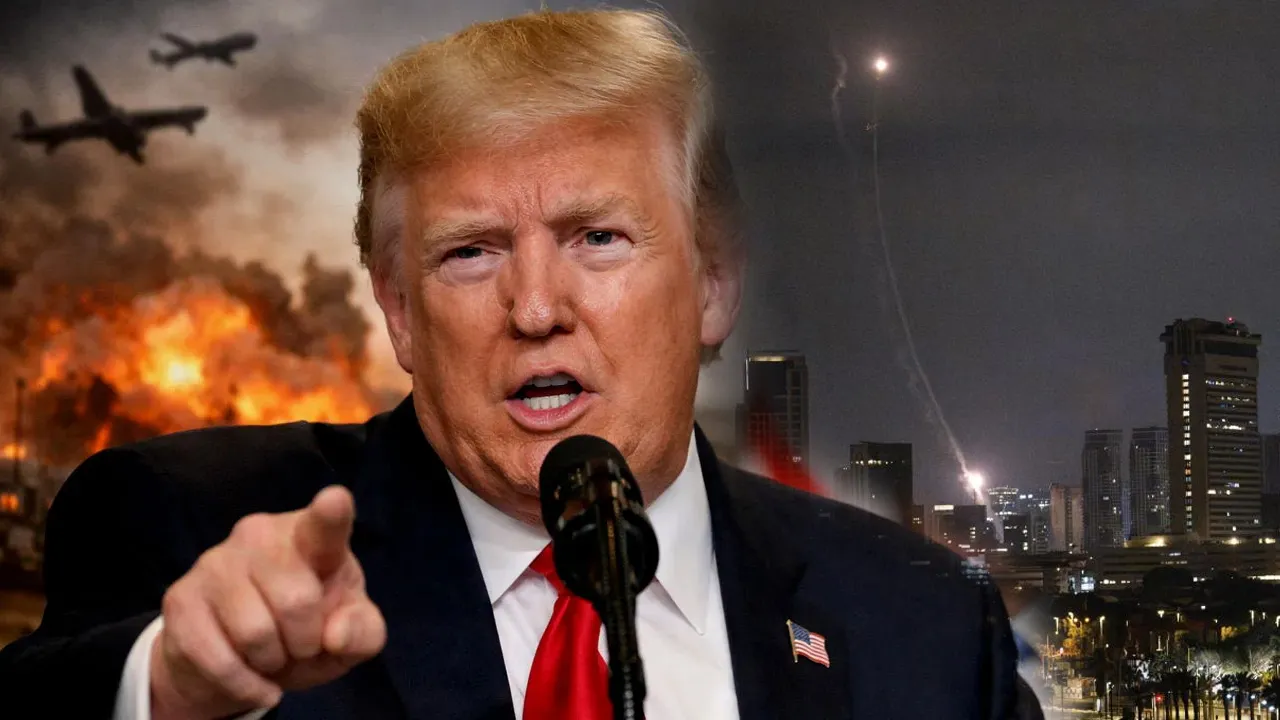 İran İsrail'e saldırdı,Trump'tan açıklama geldi! 