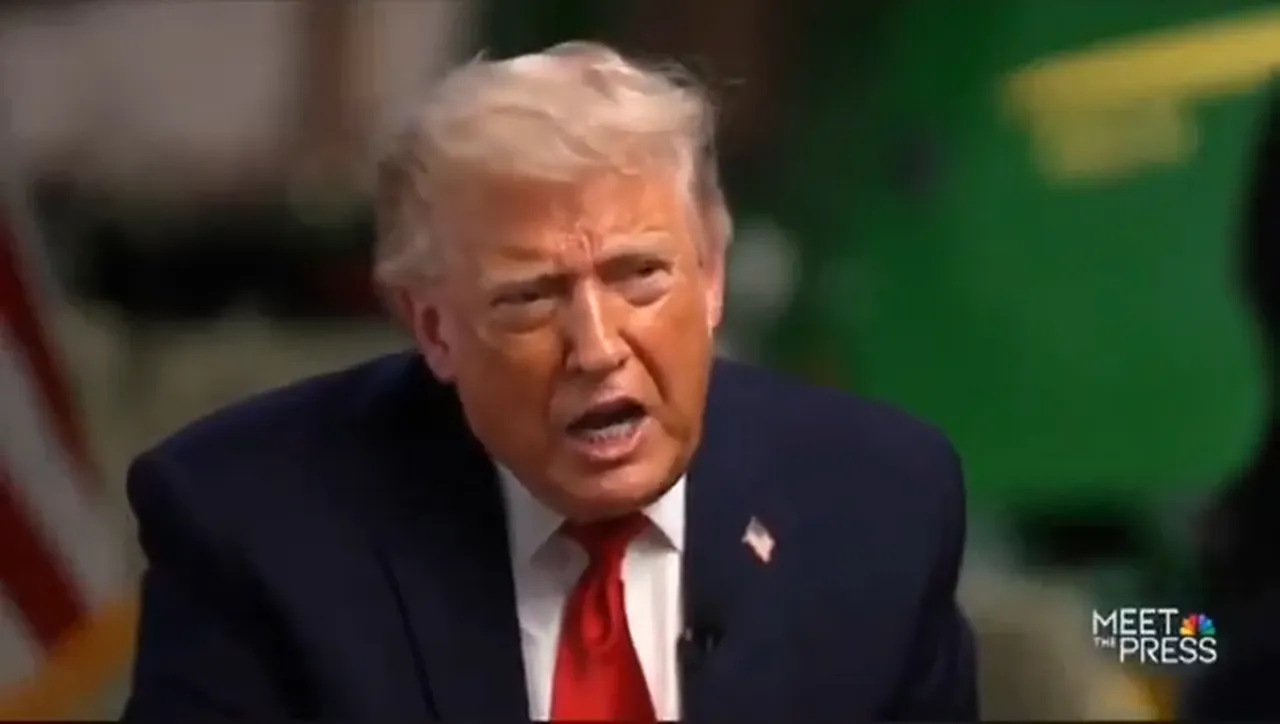 Trump, gazeteciye hakaret edip stüdyoyu terk etti: Ya aptalsın ya ahlaksız...