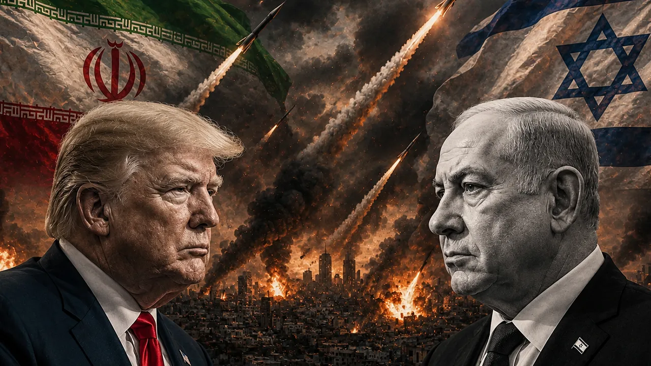 İran, İsrail'e saldırdı Trump'tan açıklama geldi!