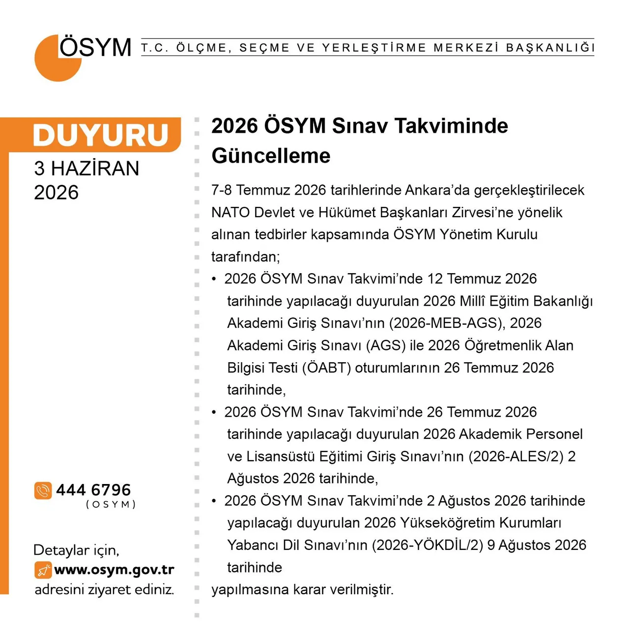 2026-ALES/2 başvuruları yaklaşıyor! ALES başvuru ne zaman, sınav hangi tarihte yapılacak?