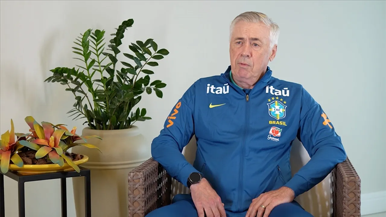 Brezilya Milli takımı Teknik Direktörü Carlo Ancelotti