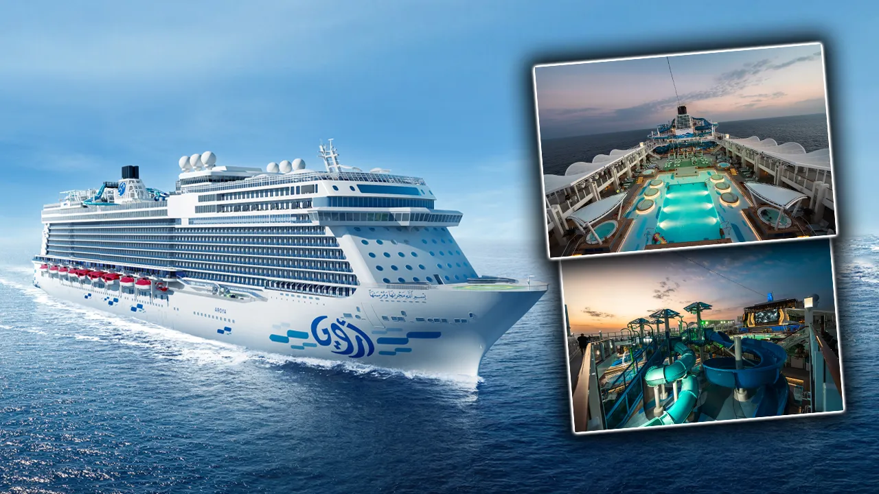 Dünyanın ilk alkolsüz lüks cruise gemisi AROYA, Türkiye operasyonlarına başladı