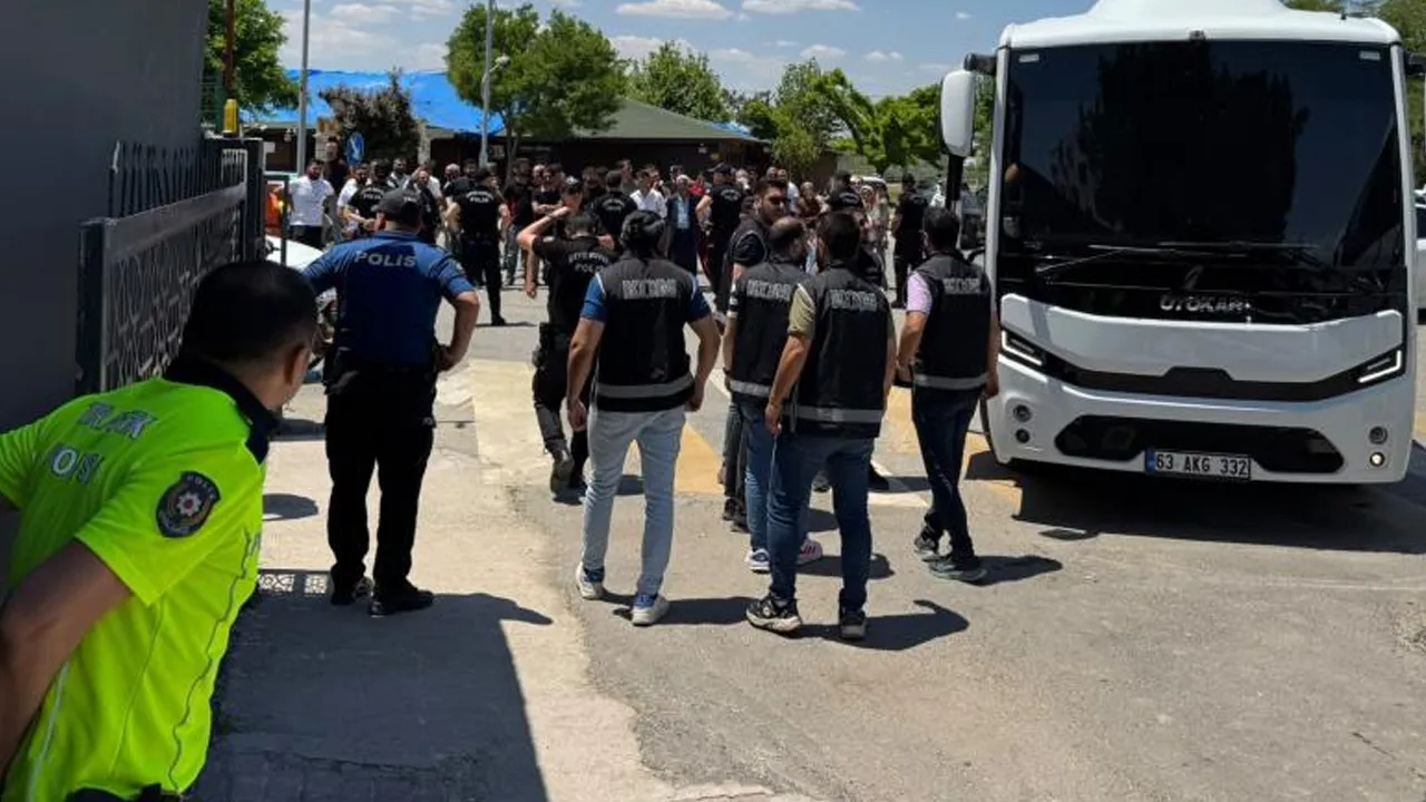 Şanlıurfa'da suç örgütüne operasyon: Gözaltılar var