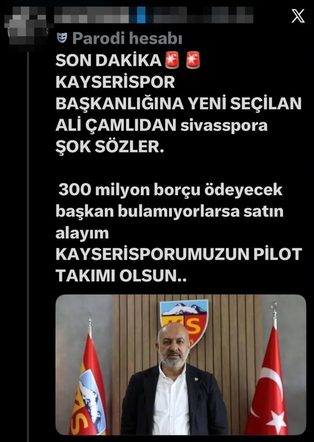 Sosyal medyada yayılan paylaşım