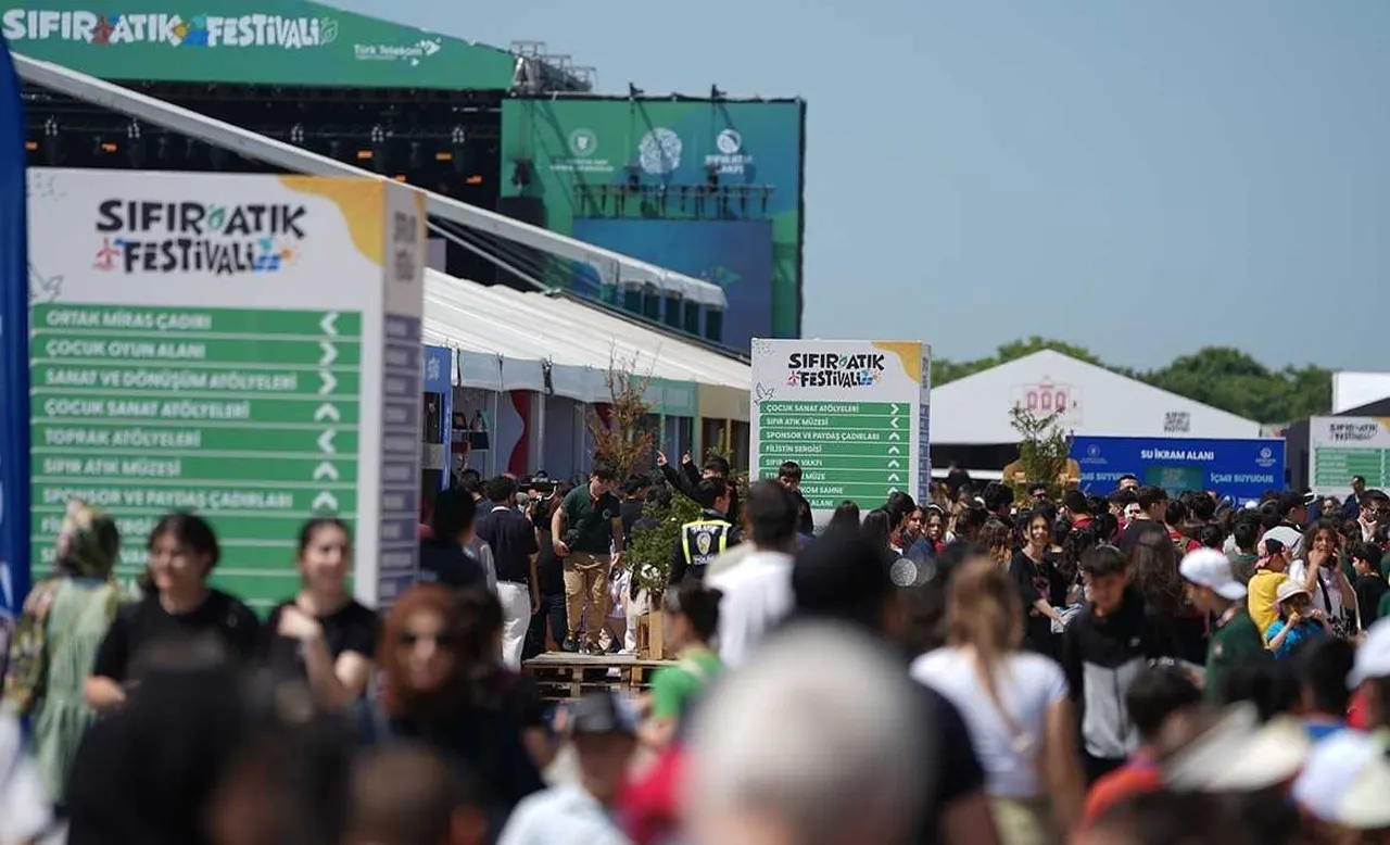Bir milyondan fazla ziyaretçi, Sıfır Atık Festivali’nde sürdürülebilir geleceğe tanıklık etti