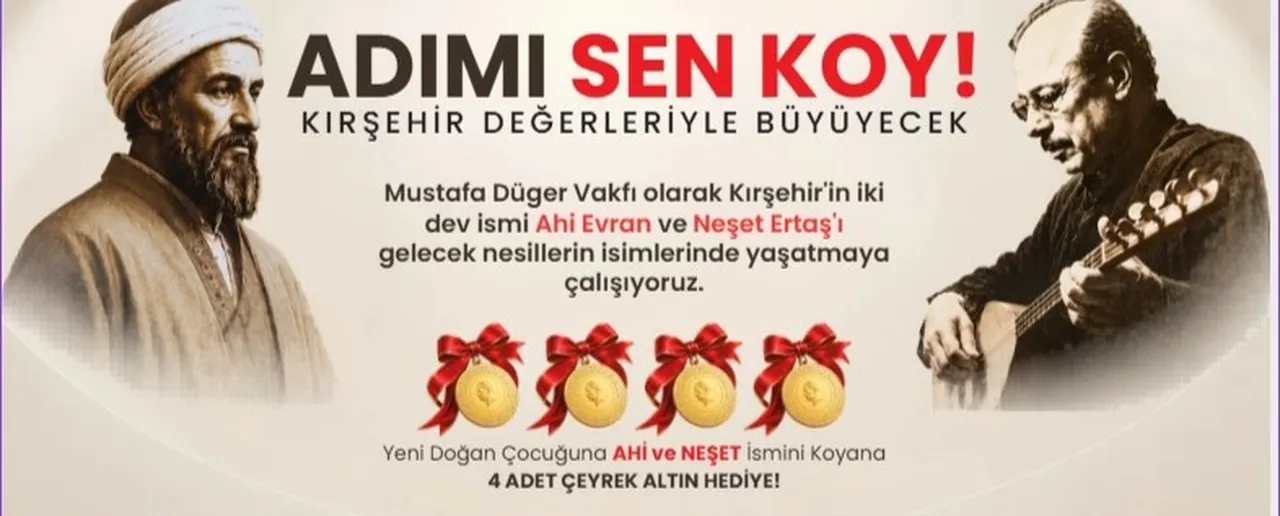 Çocuğuna bu iki isimden birini verene 4 çeyrek altın!