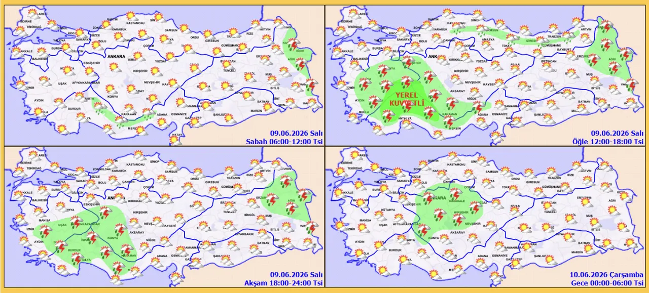 Meteorolojiden 9 il için sarı kodlu uyarı! Yarın yağmur yağacak mı, hafta sonu hava nasıl olacak?
