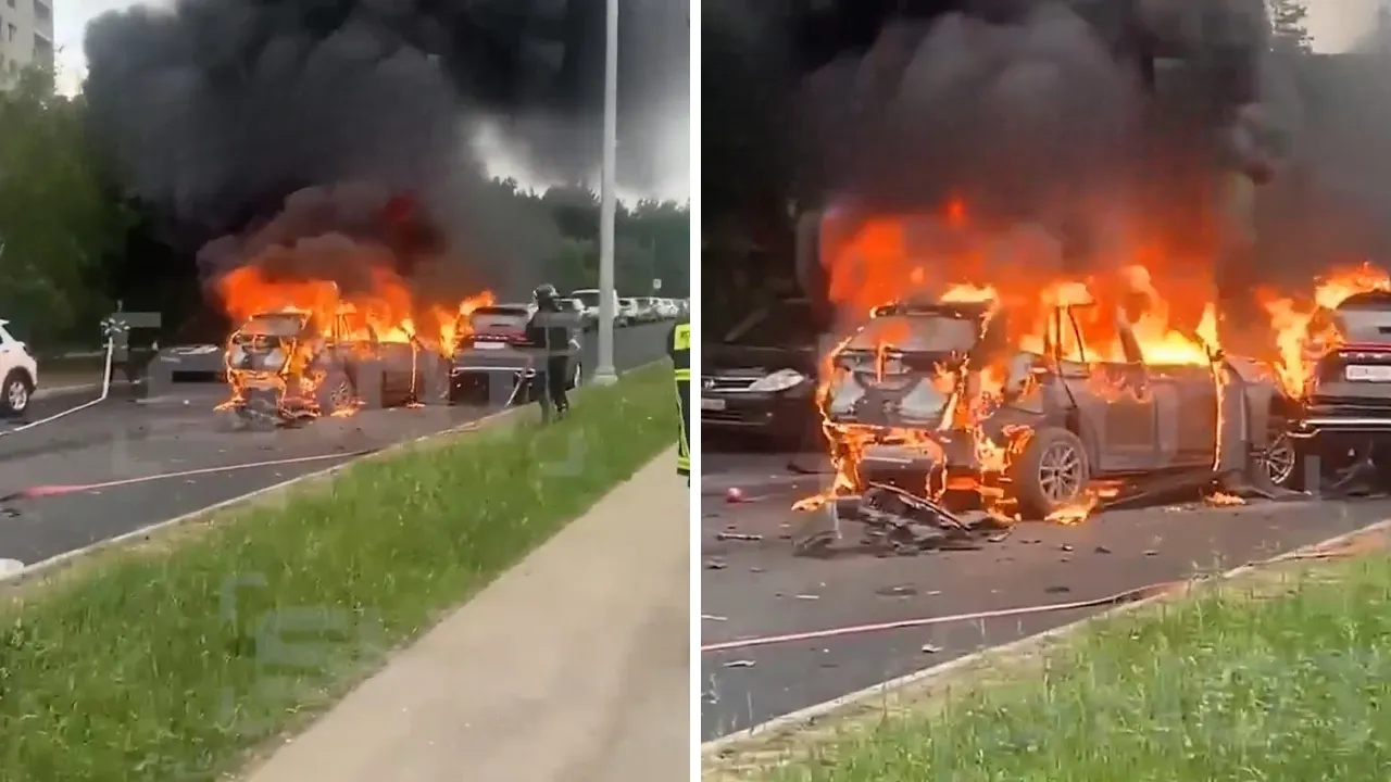 Moskova'da suikast! Araca yerleştirilen bomba infilak etti