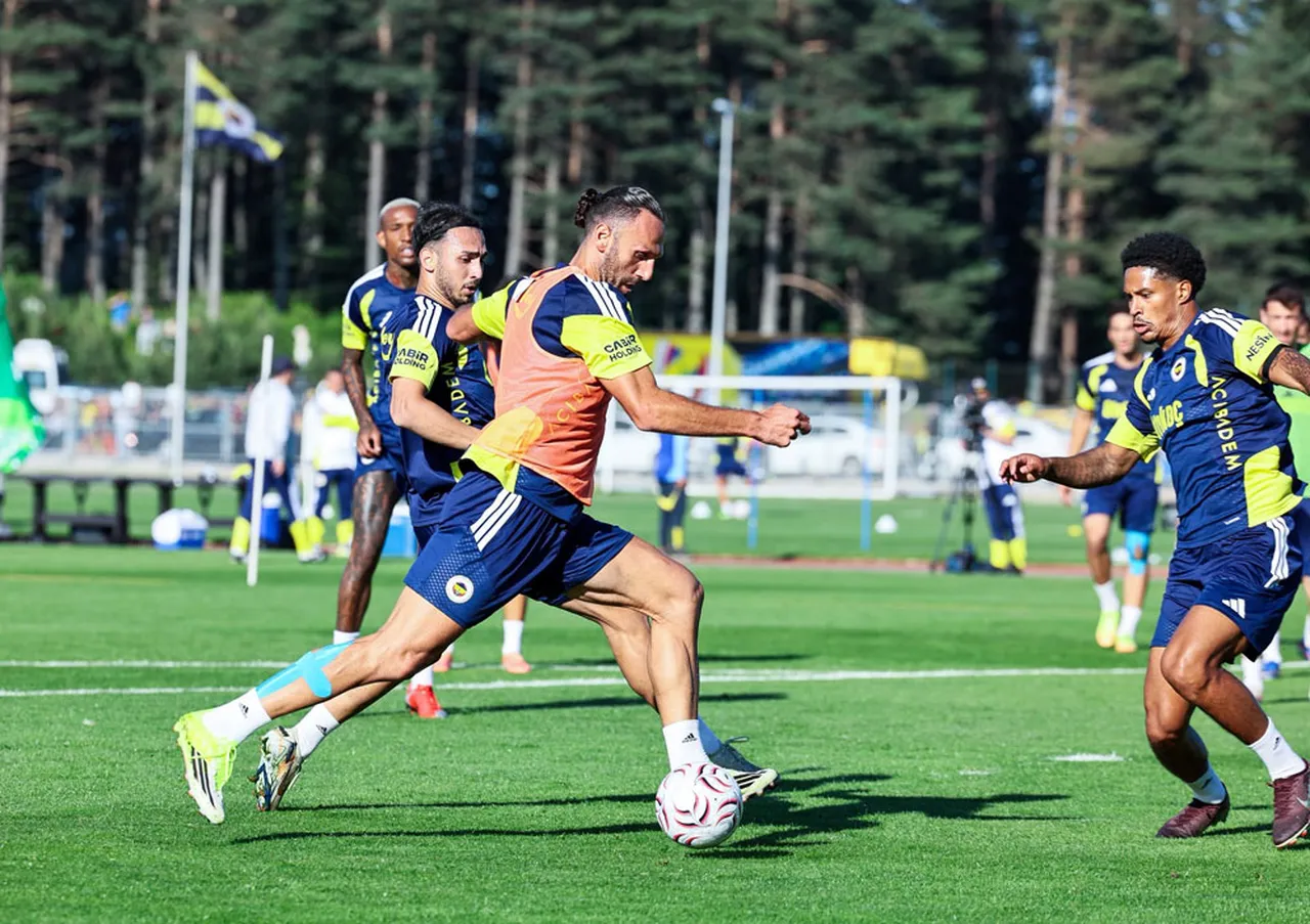 Fenerbahçe antrenmanından