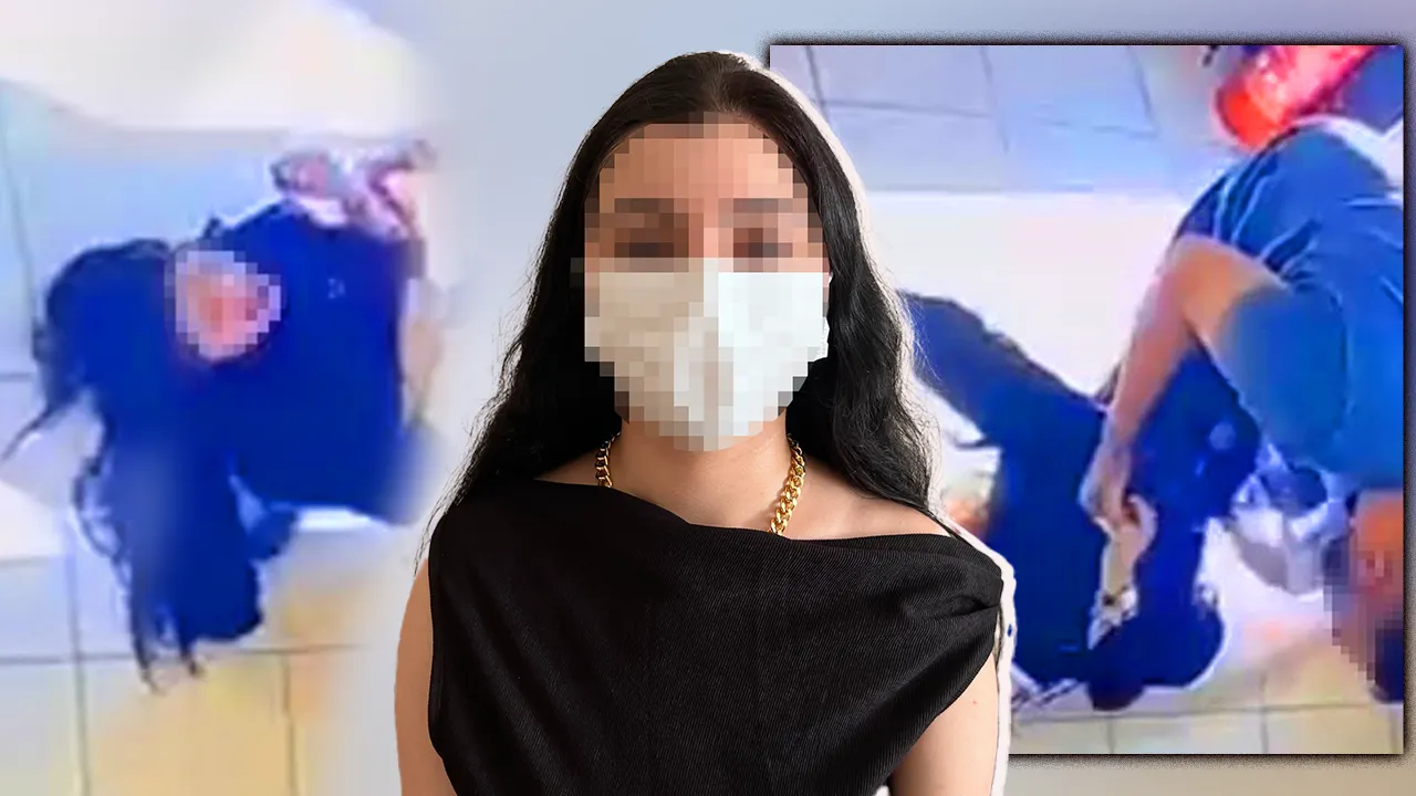 Korku dolu anlar! Yerde sürüklendi, zorla araca bindirildi  