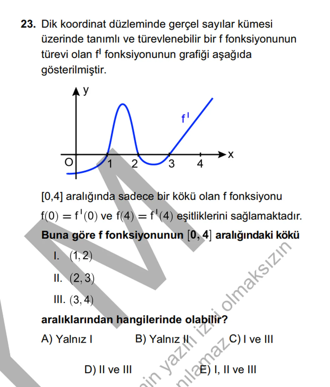 YKS'de bir soru iptal edildi, birinin de cevabı değişti