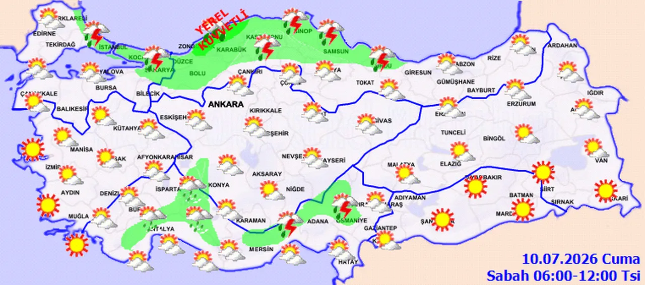 Balkanlar’dan geldi, gitmiyor! Meteoroloji 22 ili sıraladı, AKOM tarih verdi: Yeni sağanak yolda