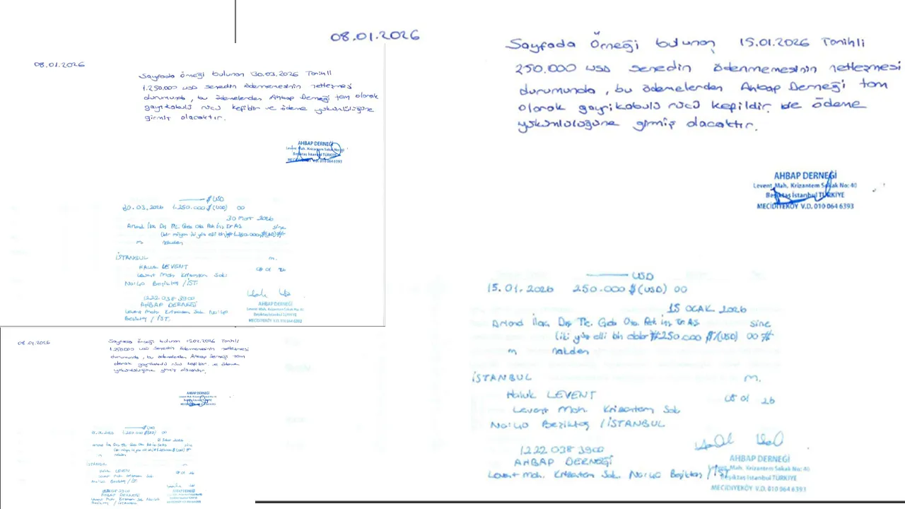 Milyon dolarlık senetler ve 4 günlük tapu trafiği! Haluk Levent'in Ahbap'ı borca kefil ettiği iddiası