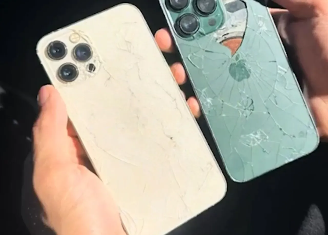 Pes dedirten akım! Erkeksi görünmek için eline matkabı alan telefonunu parçalıyor