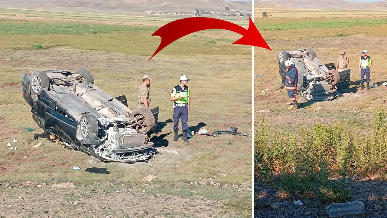 Eski belediye başkanının kullandığı otomobil takla attı! Yaralılar var