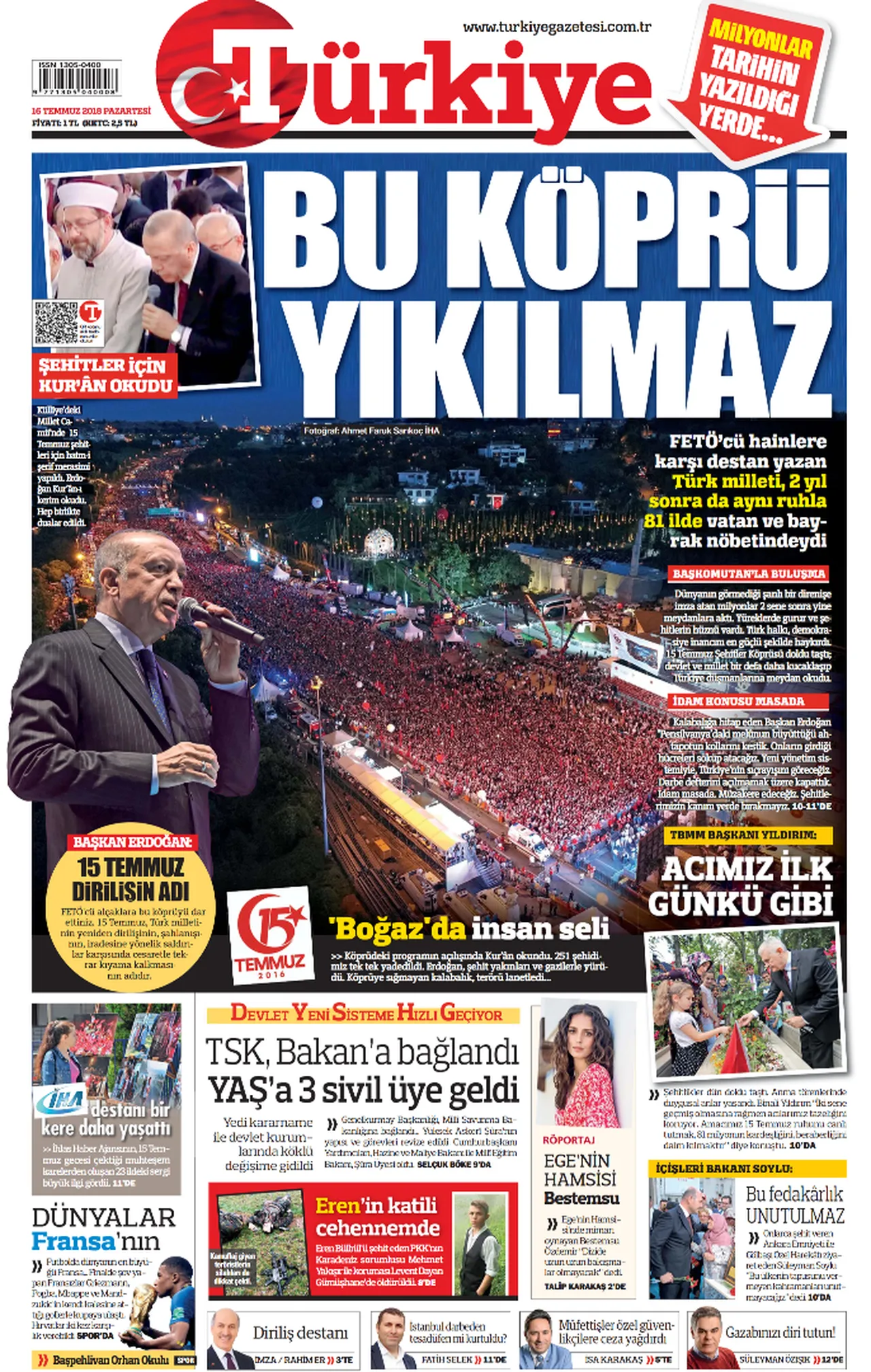 15 Temmuz 2018