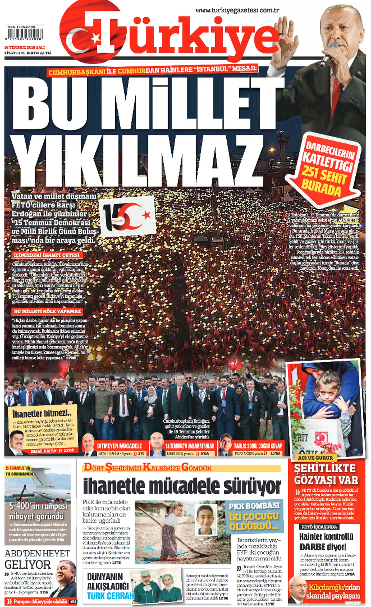 15 Temmuz 2019