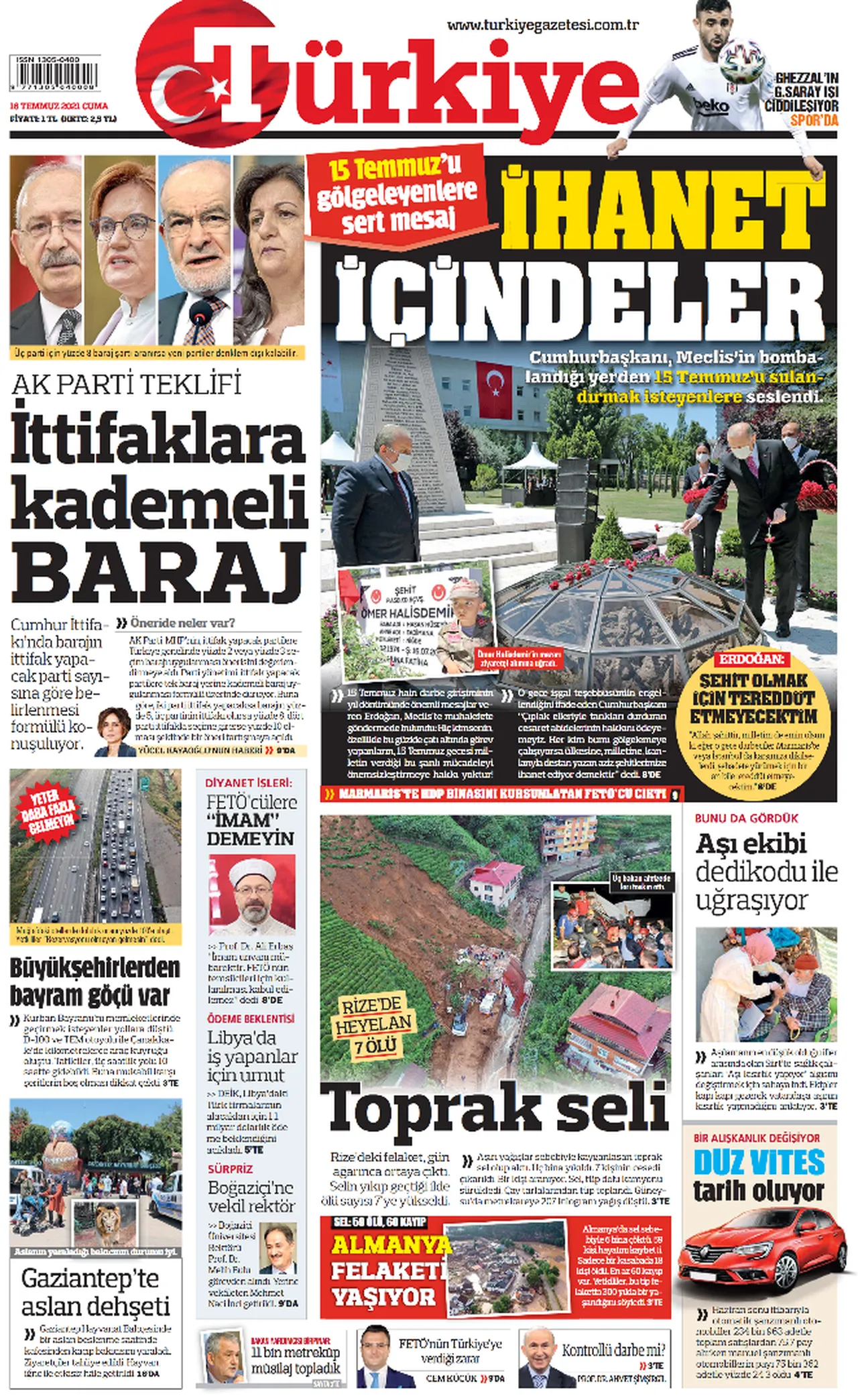 15 Temmuz 2021