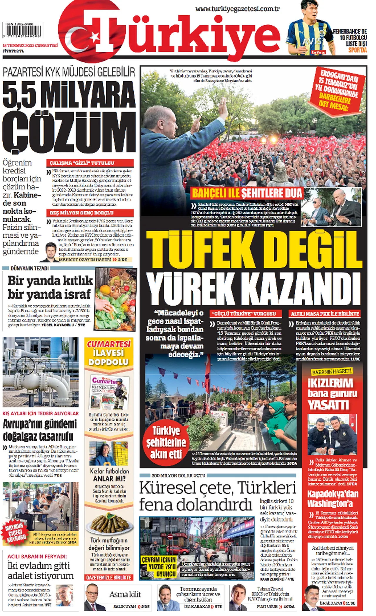 15 Temmuz 2022
