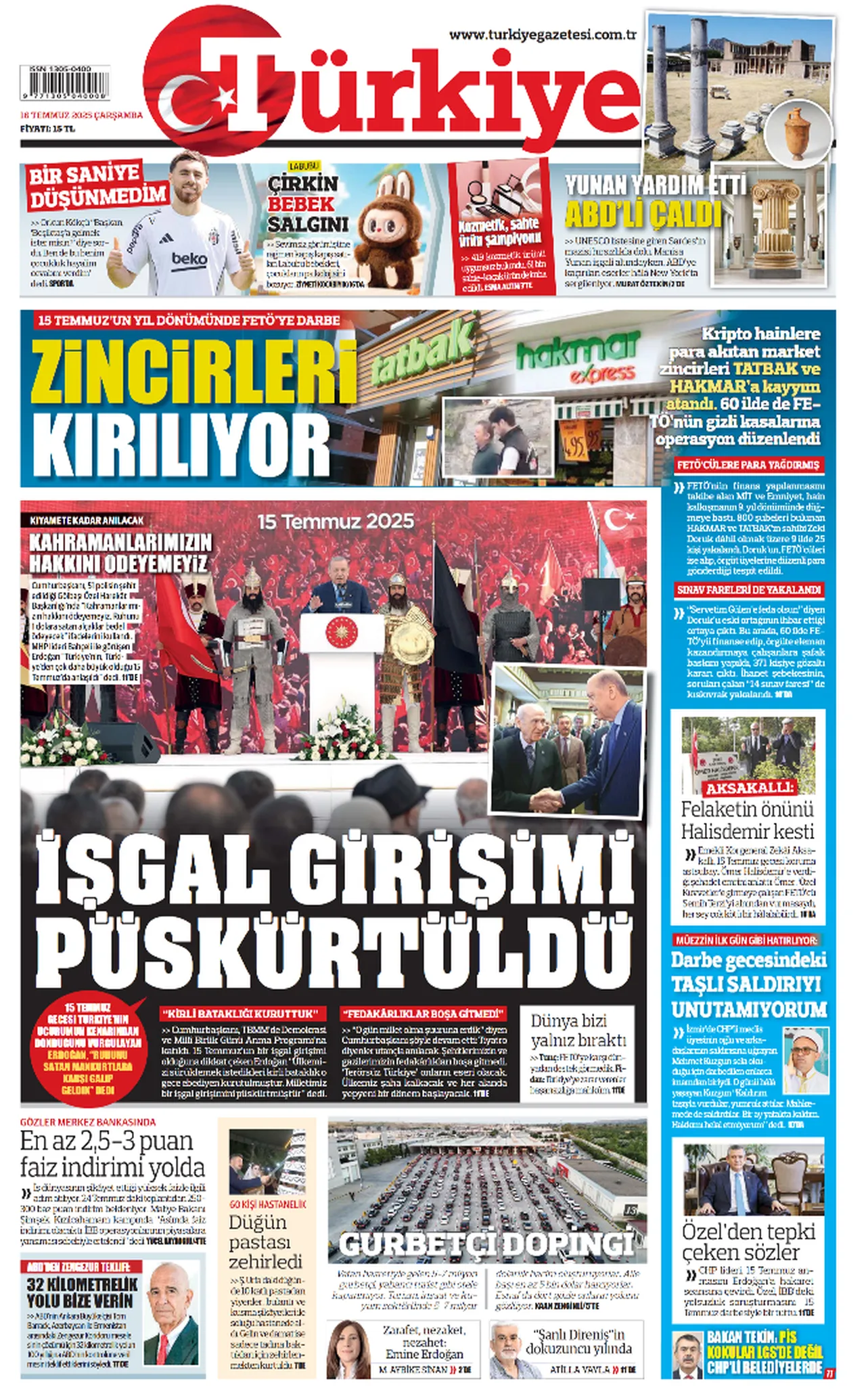 15 Temmuz 2025