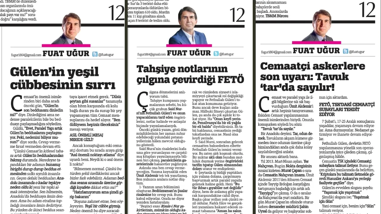 15 Temmuzu aylar önce yazmıştı! 10 yıl önce FETÖnün ifşa olan planı