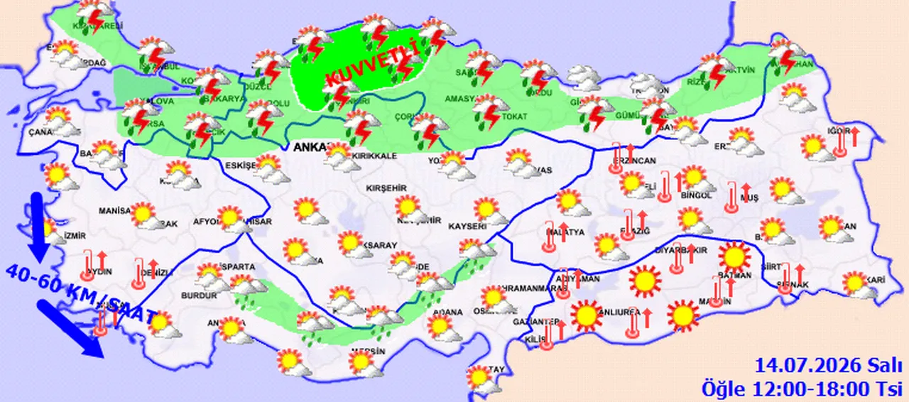 Harita kırmızıya döndü! Hem sabah hem öğlen etkisini gösterecek! İstanbul dahil 12 ilde sağanak yolda