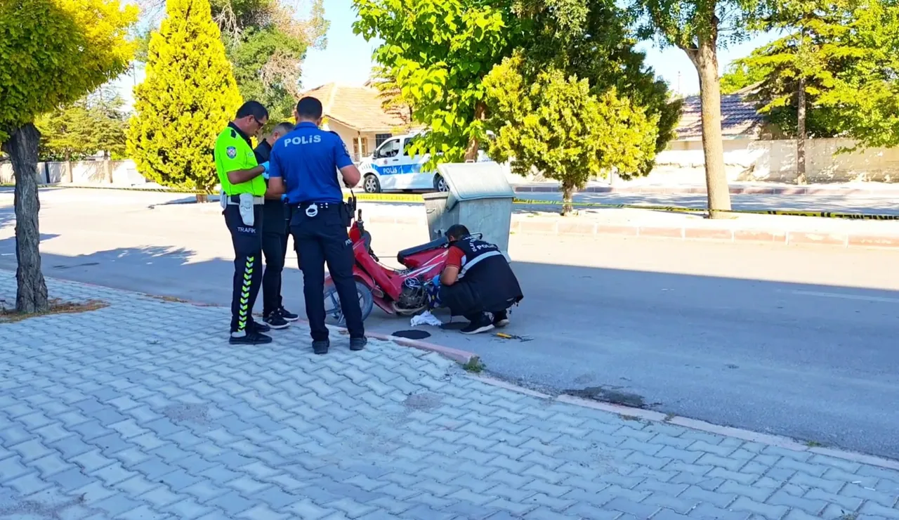 Motosiklet sürerken kalp krizi geçirdi! Savrulduğu yerde can verdi