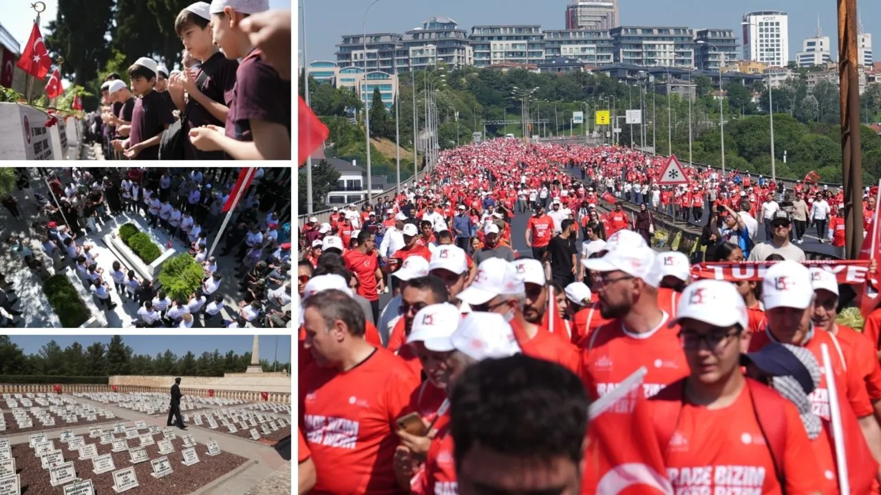 10 yıl sonra aynı ruh: Türkiye 15 Temmuz için tek yürek!