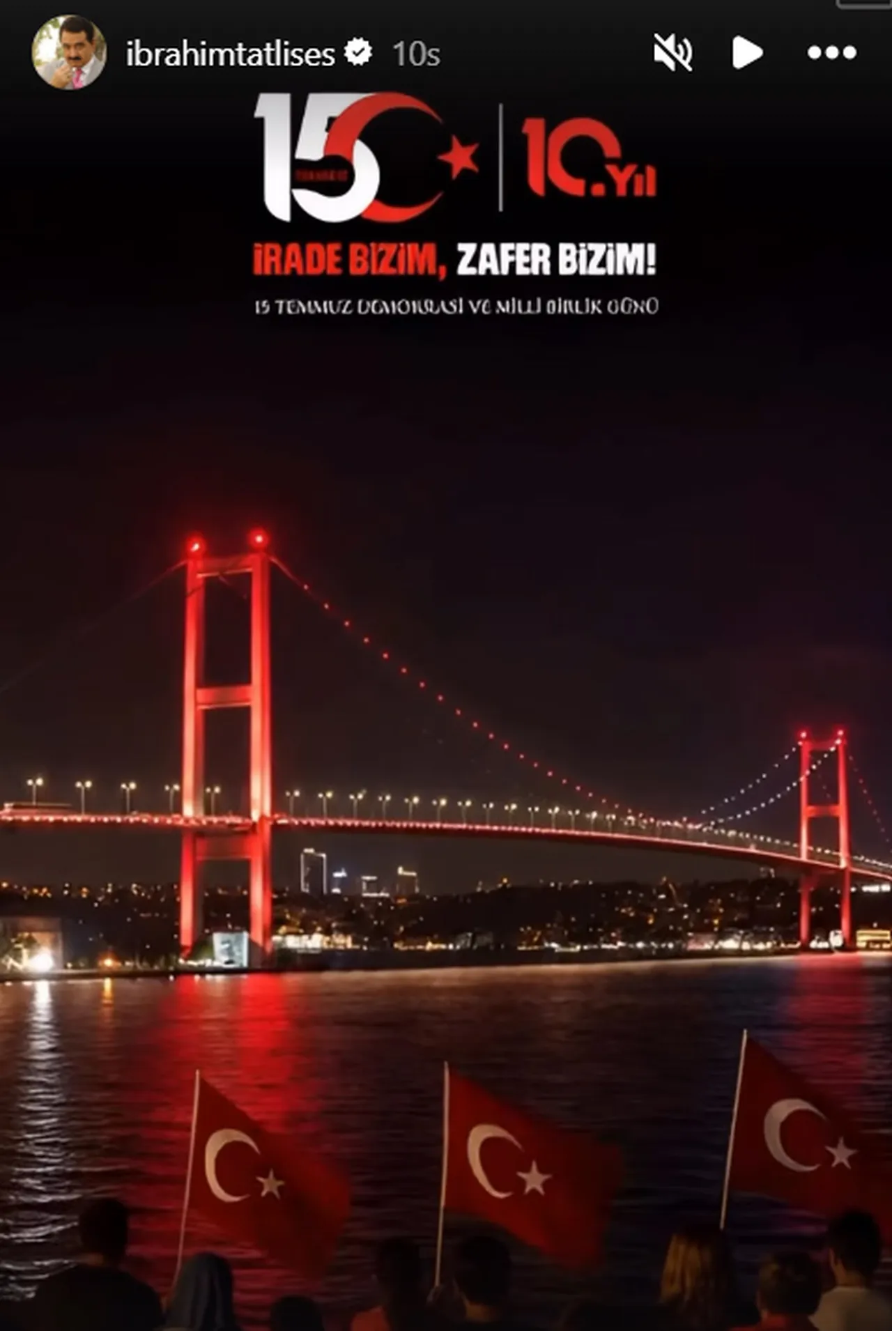 15 Temmuz'un yıl dönümünde sanat dünyası tek yürek oldu! Ünlülerden anlamlı paylaşımlar