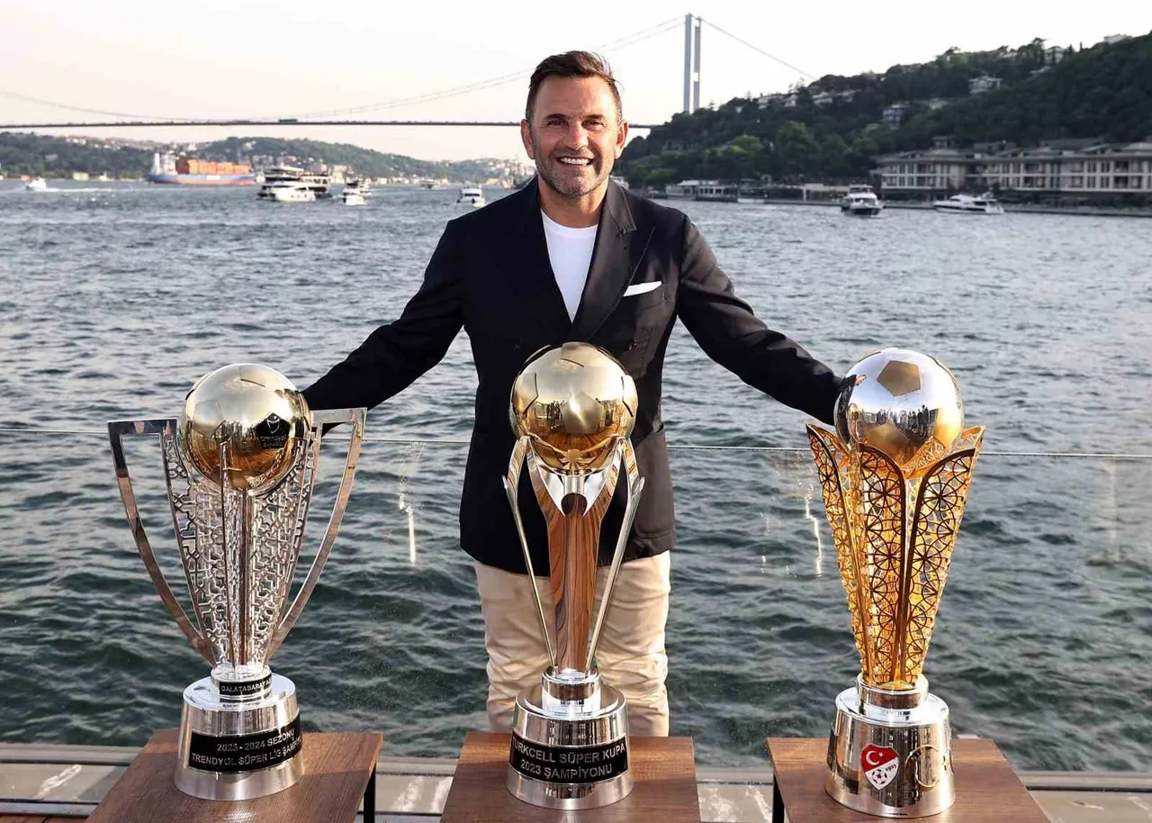 Okan Buruk, Galatasaray'ın başında 4 yılda 4 Süper Lig şampiyonluğu yaşadı.