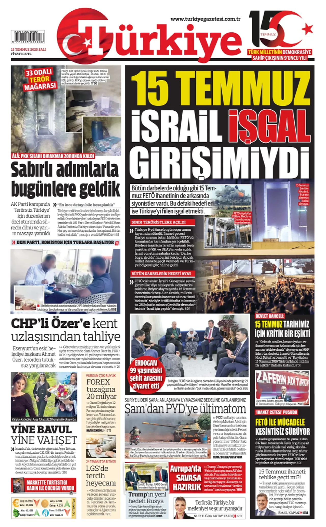 15 Temmuz 2025