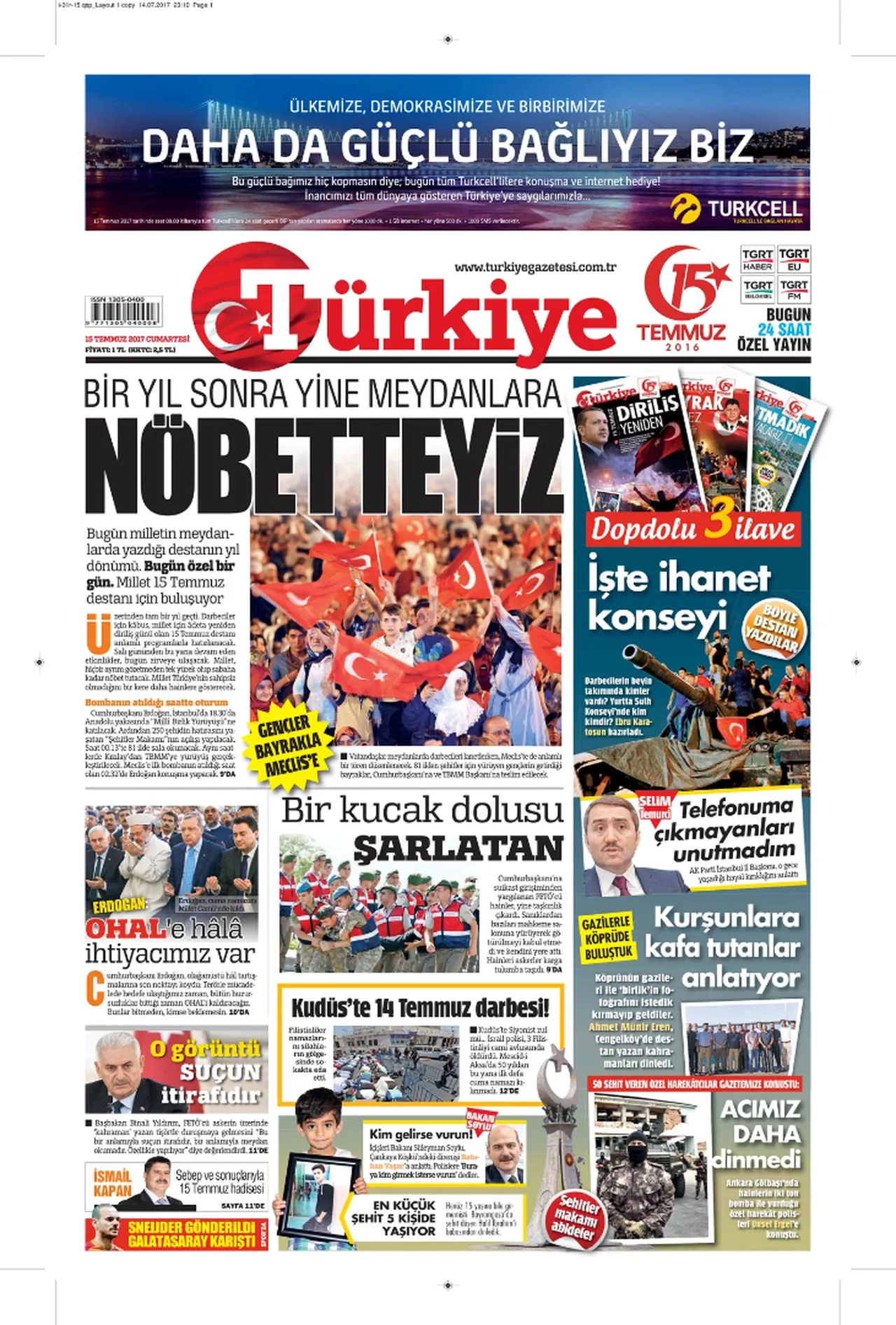 15 Temmuz 2017