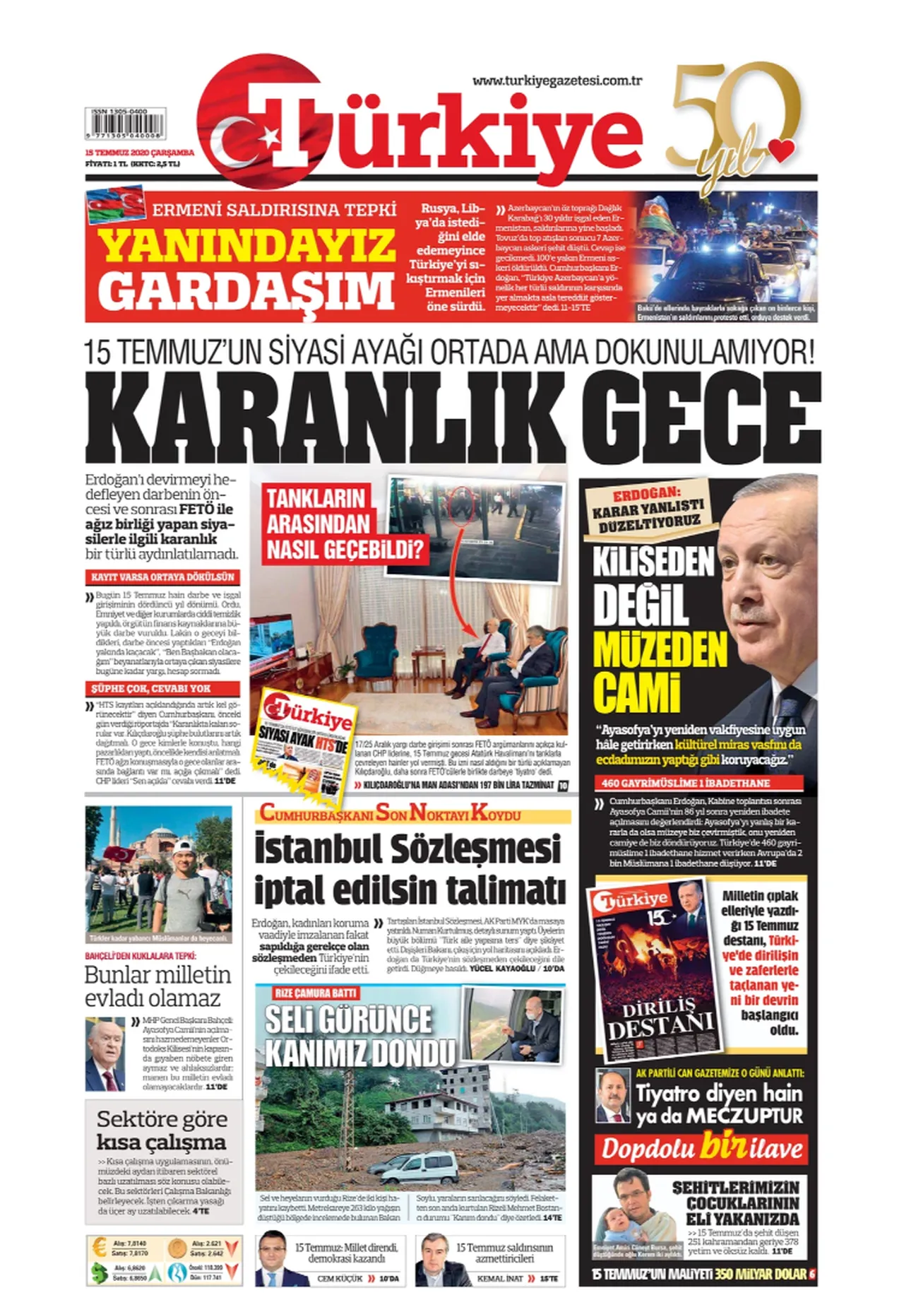 15 Temmuz 2020