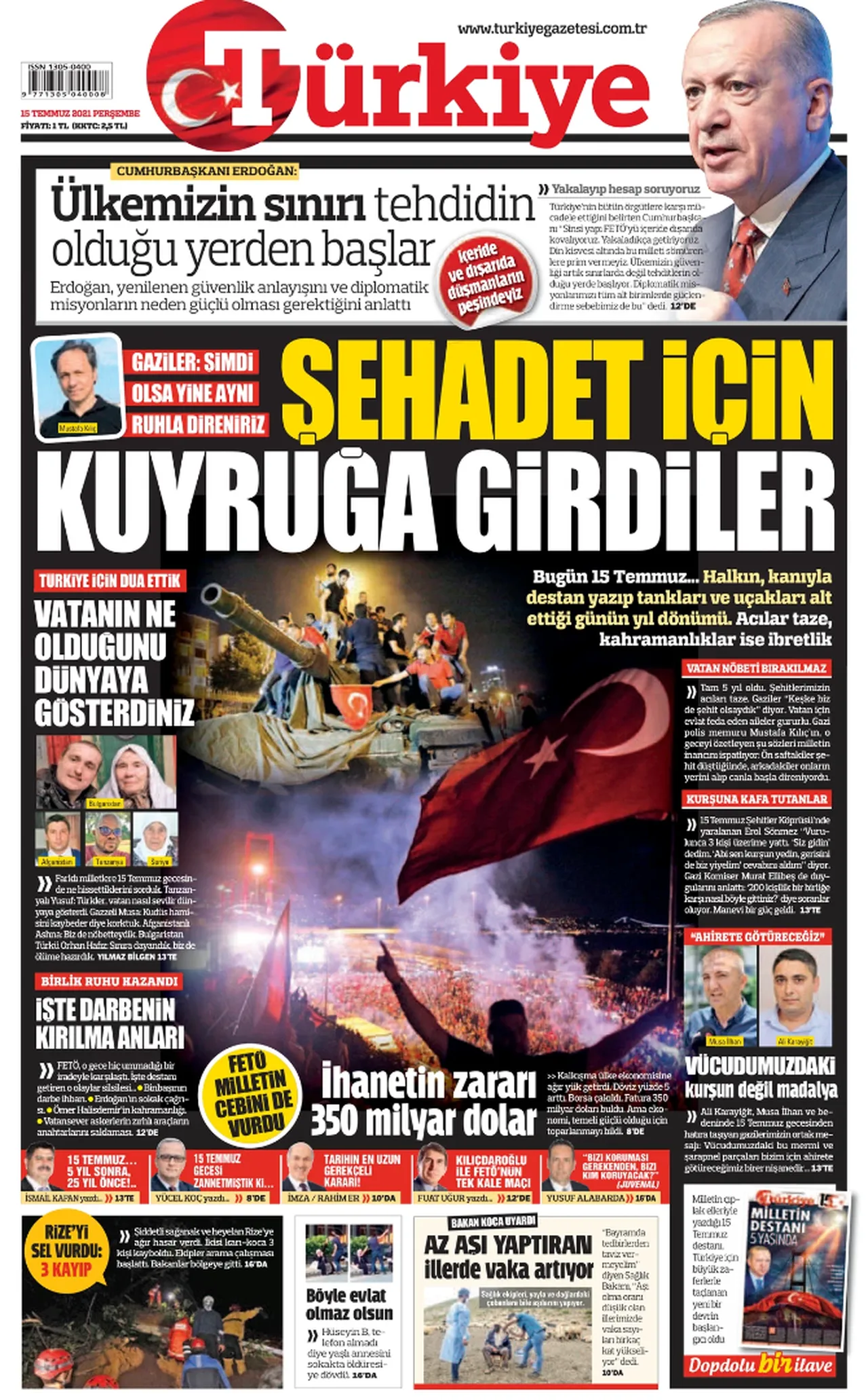 15 Temmuz 2021