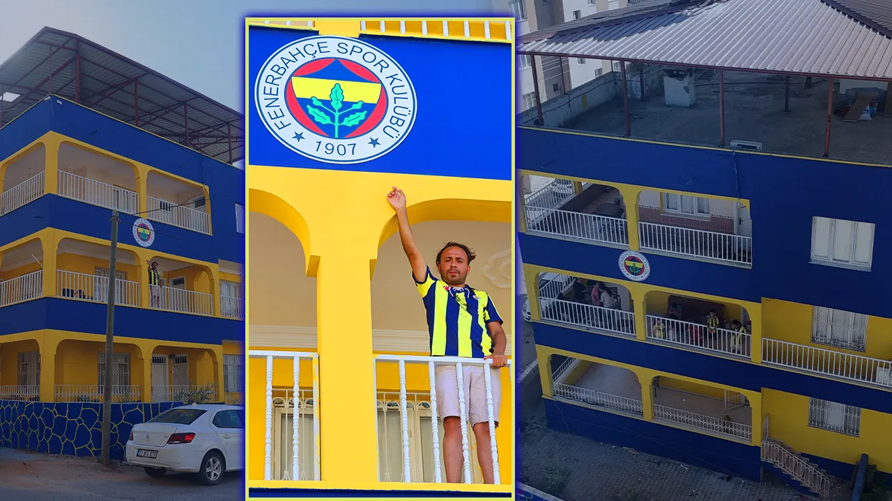 Böyle fanatiklik görülmedi! Türkiye’de eşi benzeri yok, ‘Fenerbahçeli ev’ mahallenin simgesi oldu, gören fotoğrafını çekiyor