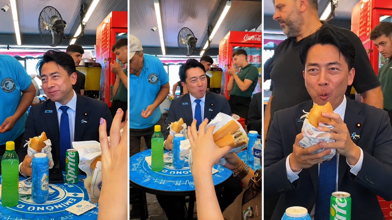 Eminönü'nde yediği balık ekmeği unutamadı! Japon Bakanın yeni paylaşımı gündem oldu