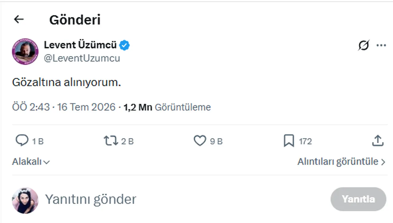 Levent Üzümcü kimdir, neden gözaltına alındı?