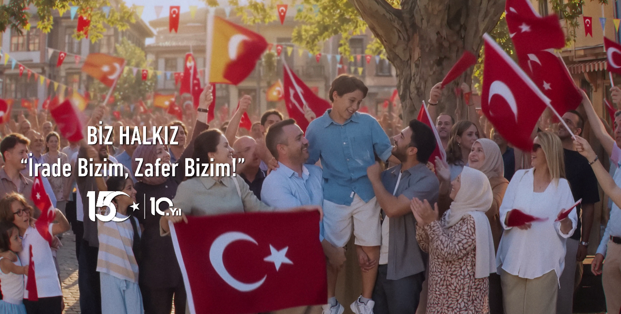 Halkbank'tan 15 Temmuz'a özel reklam filmi: İrade bizim, zafer bizim