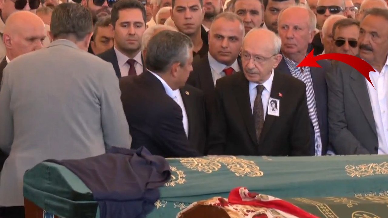 CENAZEDE DİKKAT ÇEKEN ANLAR