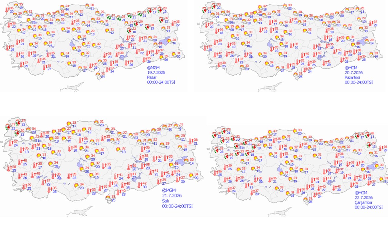 Sıcaklıklar 17 derece birden düşecek! Yaz ortasında sonbahar provası... Önce yakacak sonra yağacak