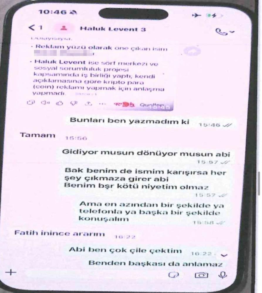AHBAP soruşturmasında ifade veren Fatih Eke: Haluk Levent yüzünden hesaplarıma bloke kondu