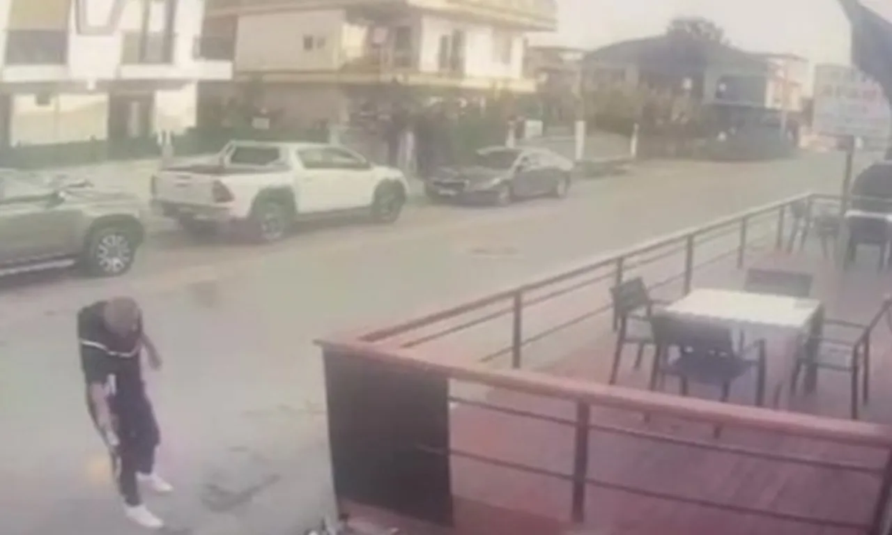 Cinayet anı kamerada