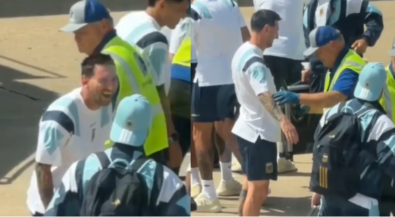 Messi’yi ayak bileklerine kadar didik didik aradılar: Verdiği tepki viral oldu