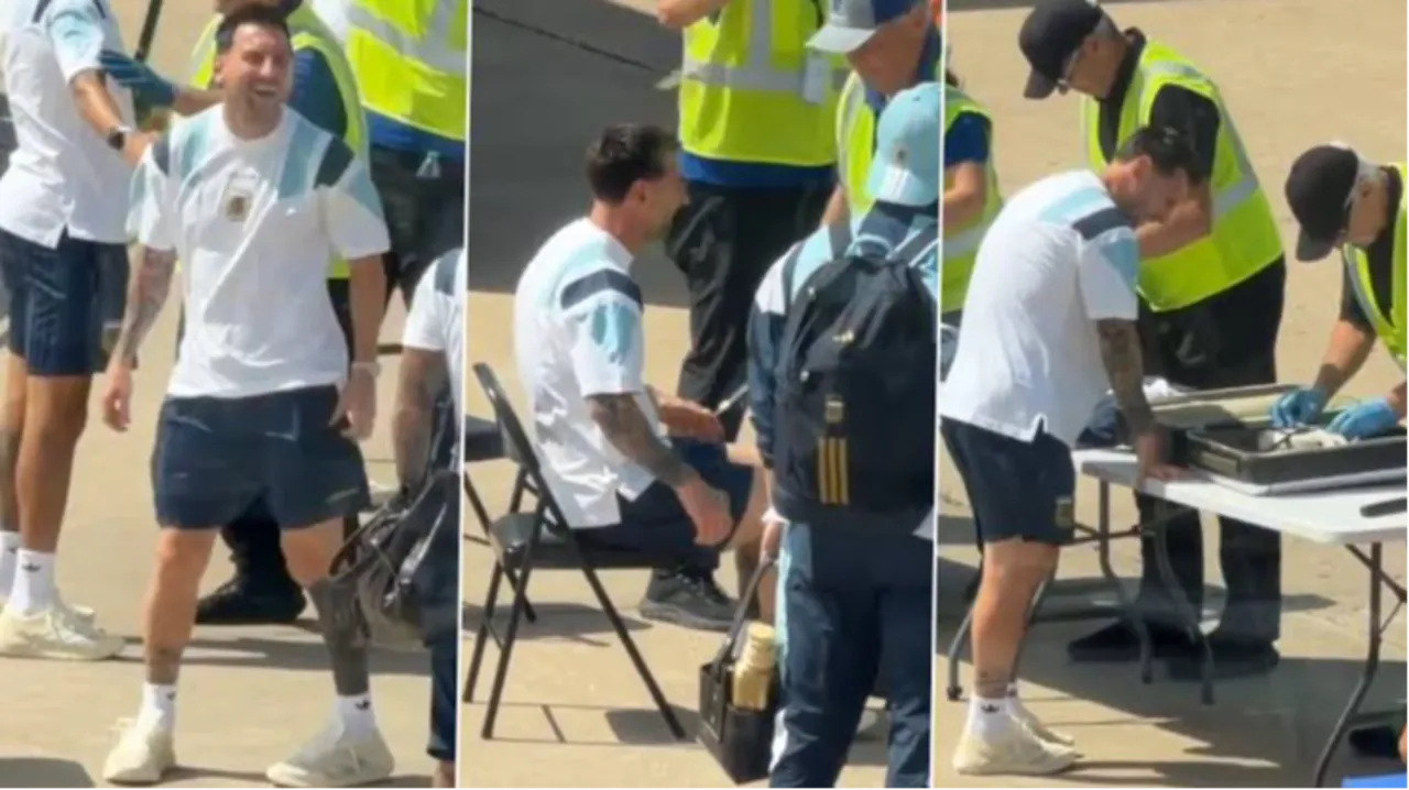 Messi’yi ayak bileklerine kadar didik didik aradılar: Verdiği tepki viral oldu