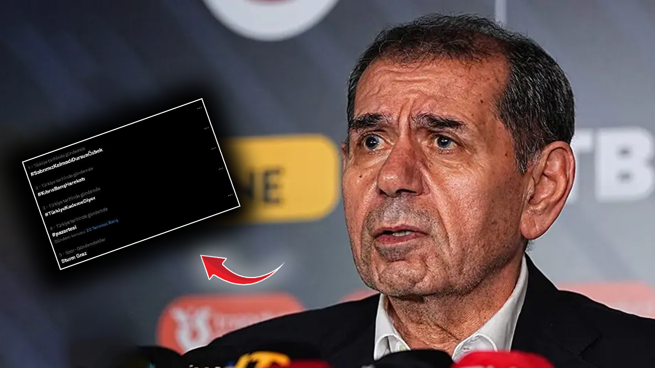 Galatasaray'da Dursun Özbek'e sert tepki: İnternette trend oldu