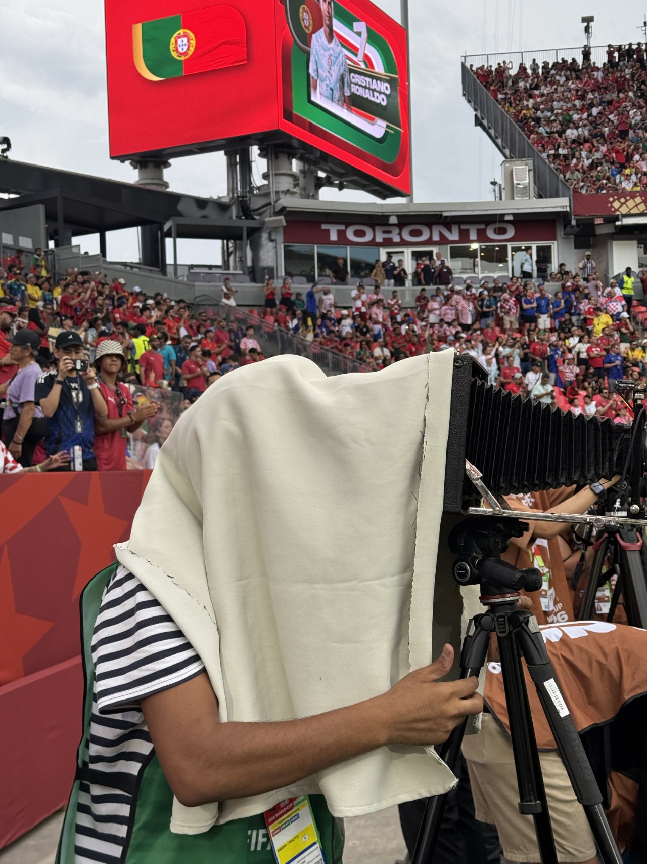 Mısırlı foto muhabiri, 2026 Dünya Kupası'nda görev yaptı.